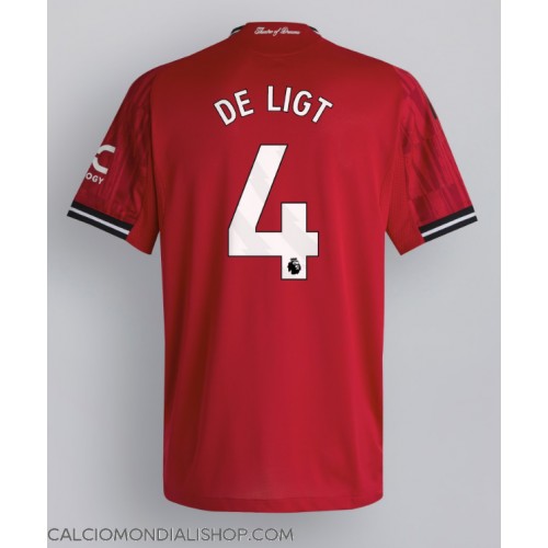 Maglie da calcio Manchester United Matthijs de Ligt #4 Prima Maglia 2025-26 Manica Corta
